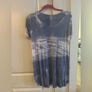 Blue Tir dye dress